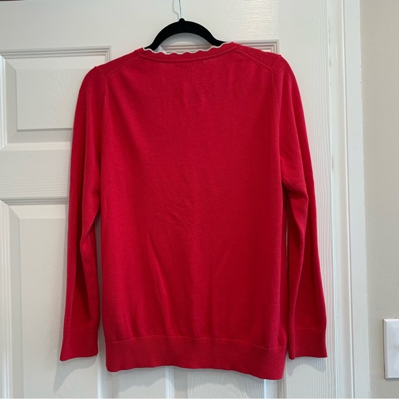 Banana Republic Pullover Knit with Scalloped Crew Neck - Picture 3 of 4
